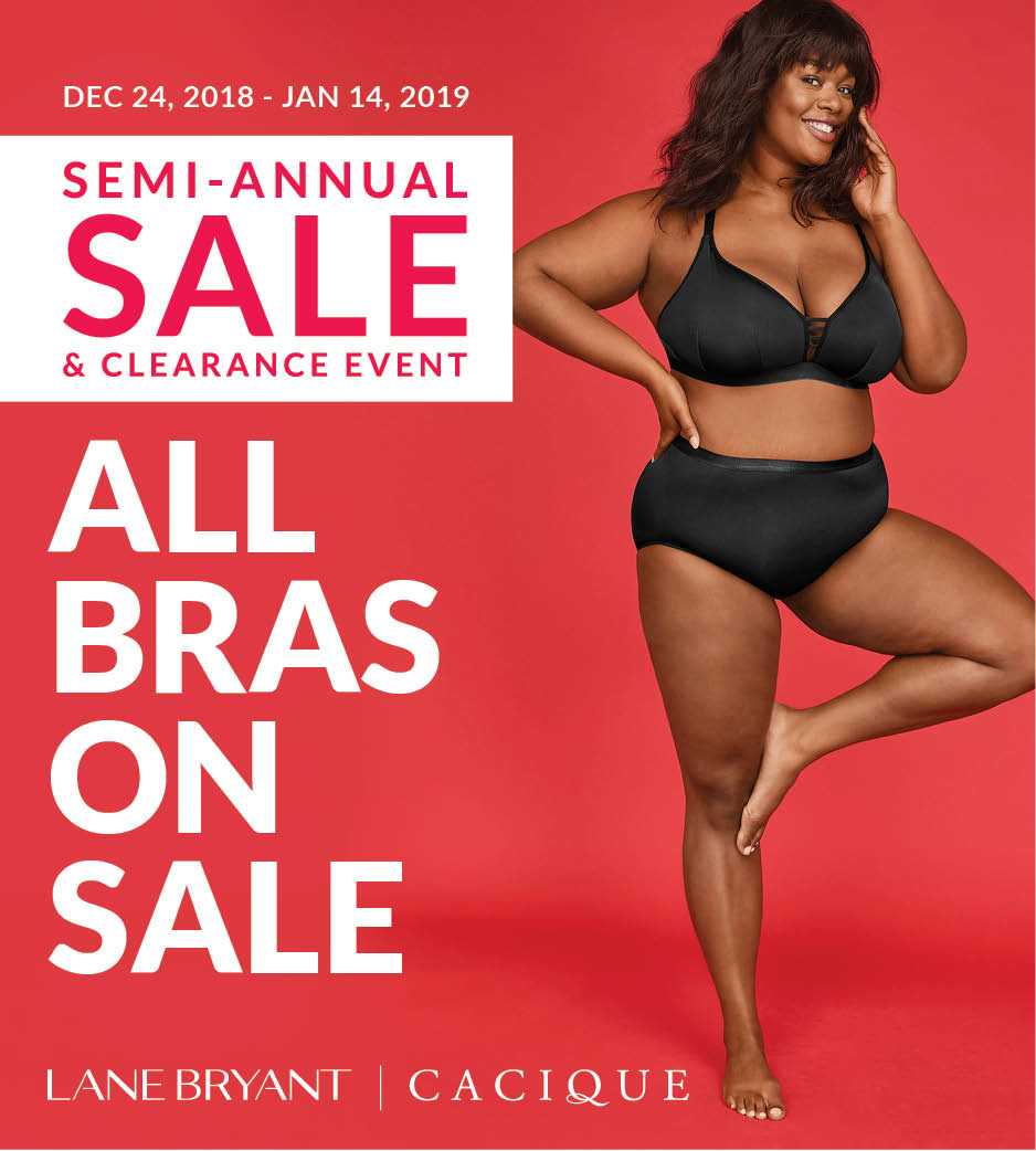 Lane Bryant - ALL 👏🏾 BRAS 👏🏾 ON 👏🏾 SALE 👏🏾 Our Semi Annual Sale  starts NOW with bras at $35 & underso start shopping STAT! Shop