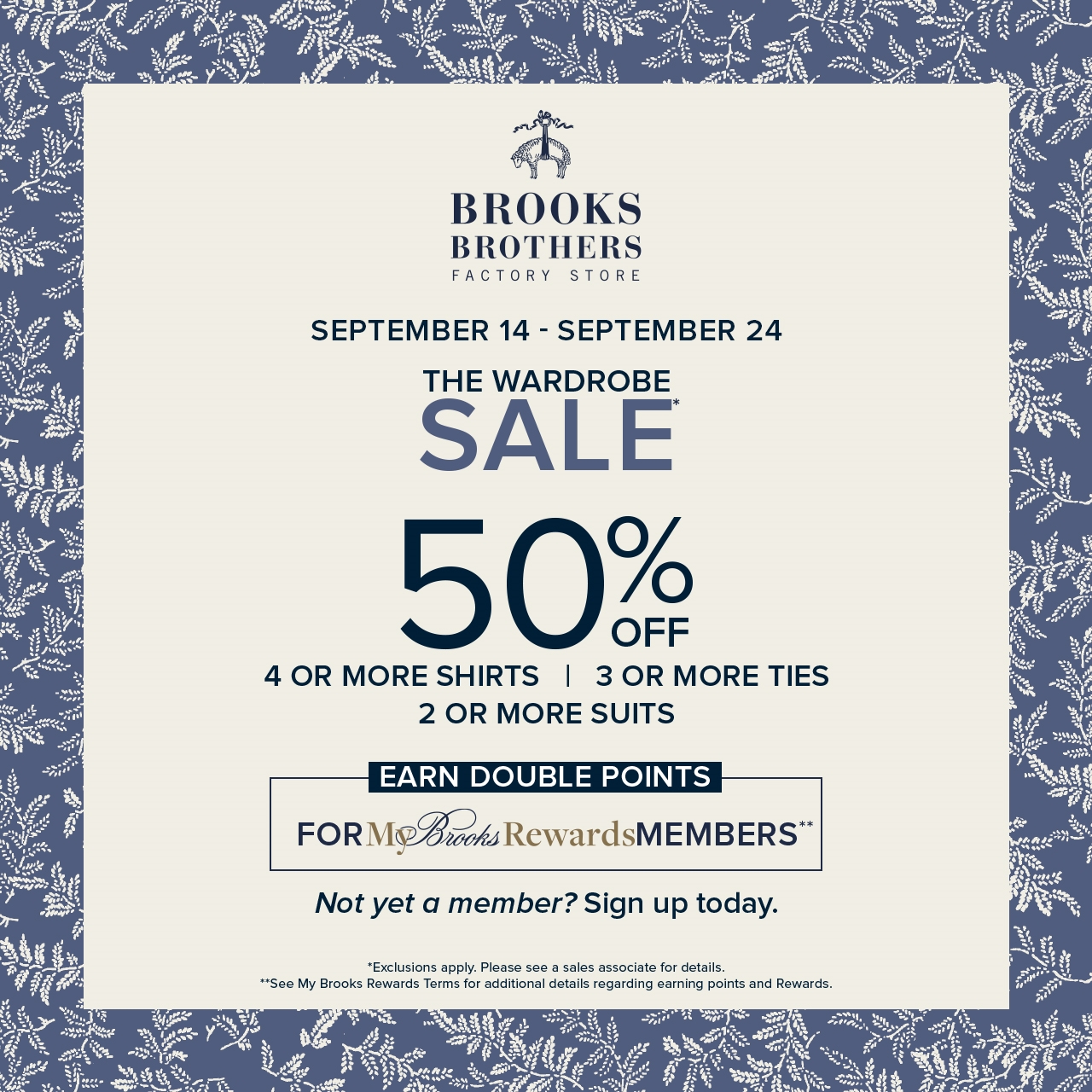 Brooks Brothers The Wardrobe Sale 1280x1280 EN