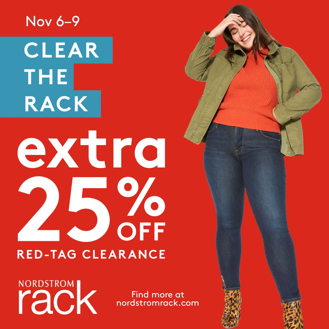 It's CLEAR THE RACK time NOW through Monday! Destiny USA