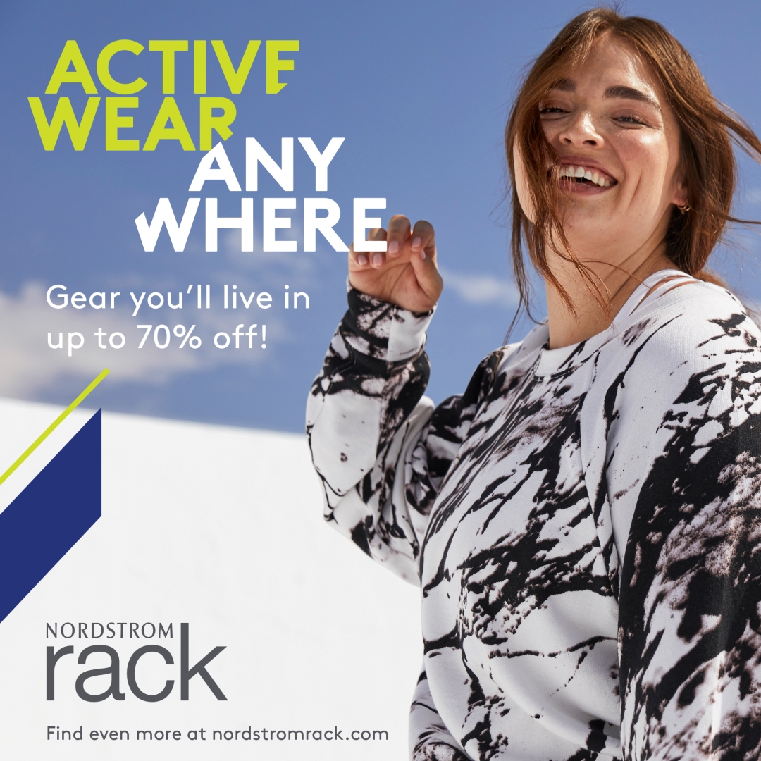 Nordstrom Rack Activewear Anywhere Gear You ll Live In Up To 70 Off at Nordstrom Rack 1080x1080 EN