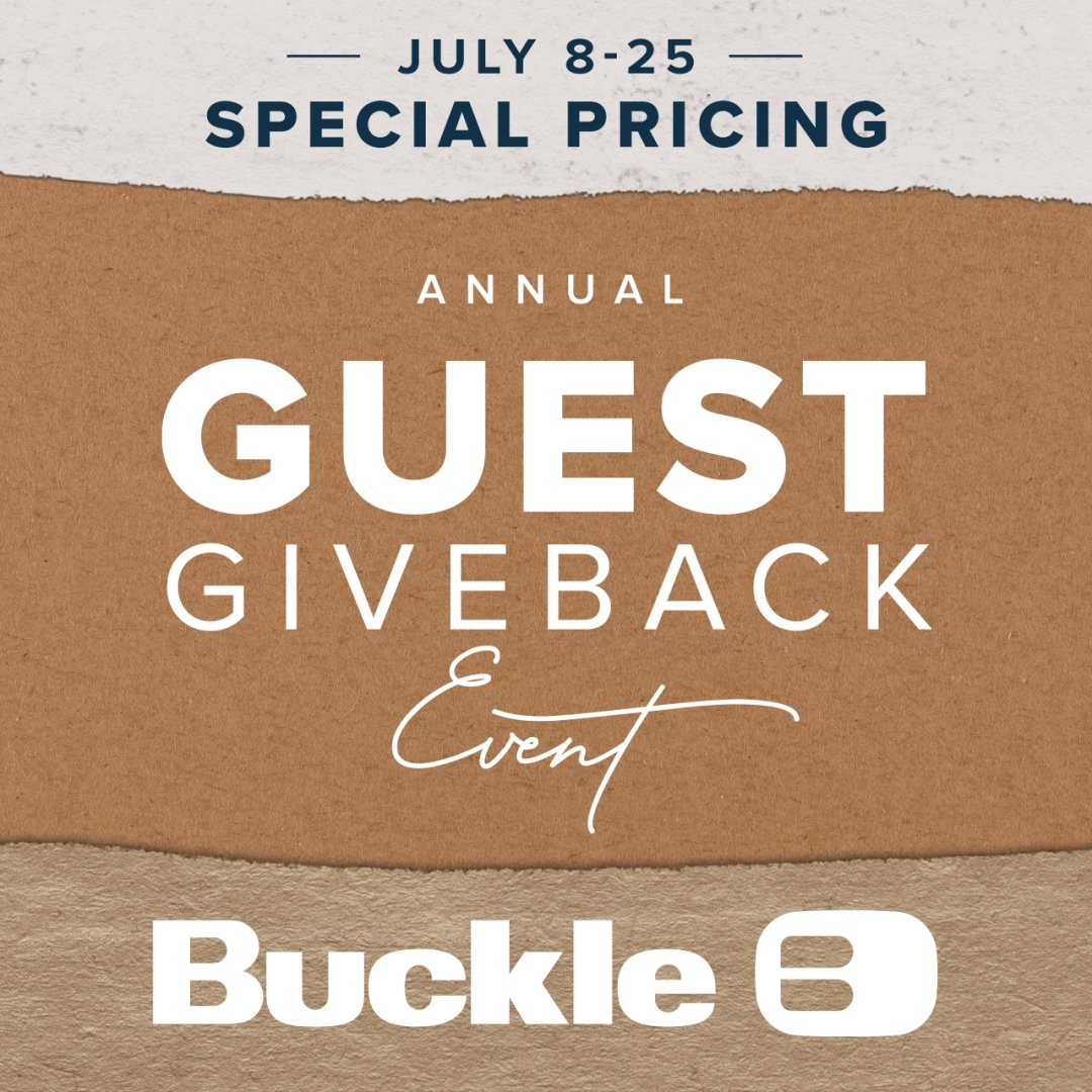 Buckle Annual Guest Giveback Event 1080x1080 EN