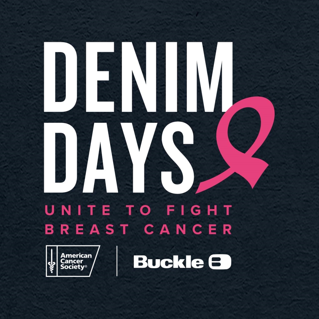 Buckle This October unite with Buckle and the American Cancer Society in the fight against breast cancer 1080x1080 EN