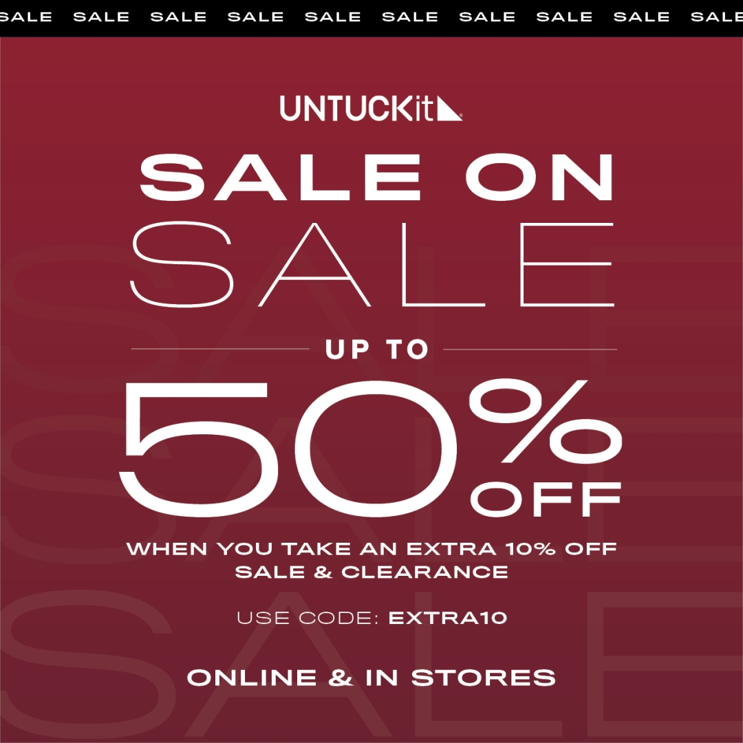 UNTUCKit Sale on Sale Up to 50 Off 1080x1080 EN