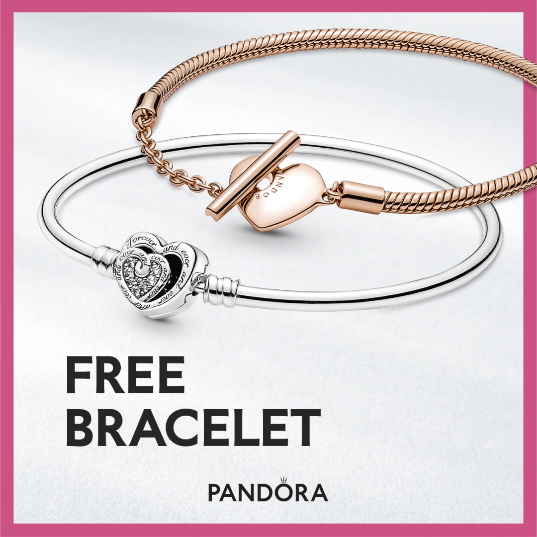 Pandora Receive a FREE Bracelet at Pandora 1080x1080 EN