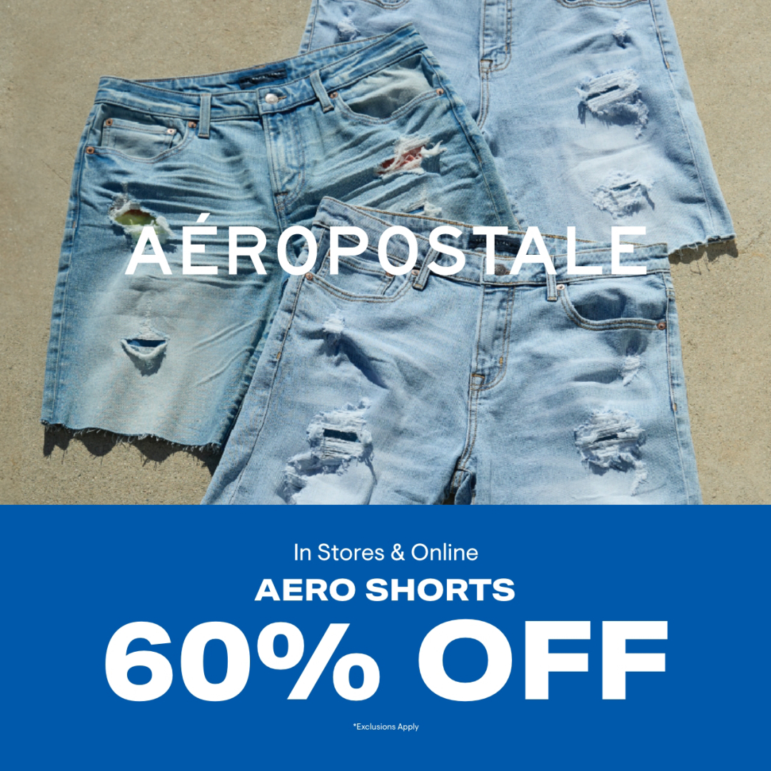 Aéropostale Factory Campaign 3 60 off shorts EN 1080x1080 1