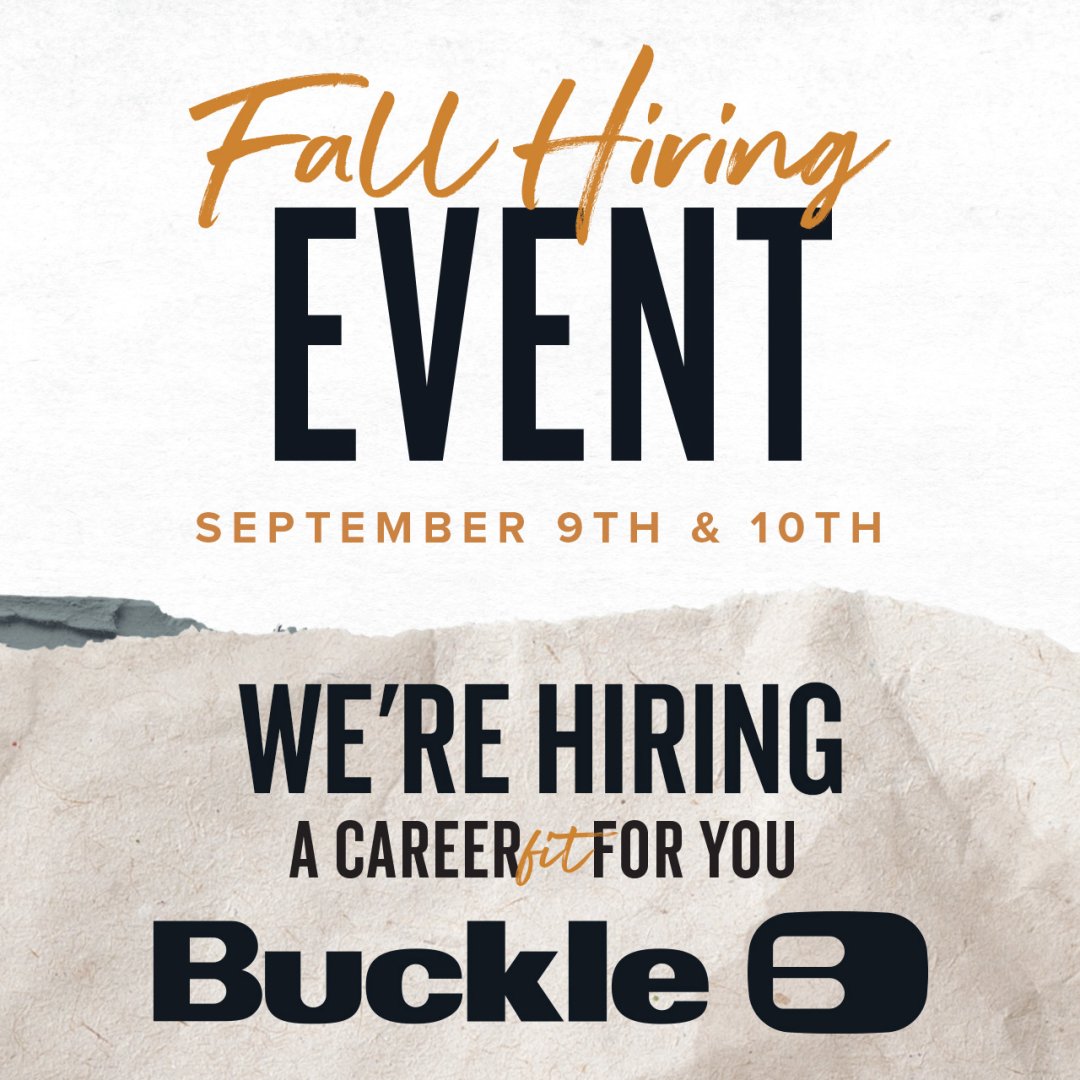 Buckle Campaign 112 Fall Hiring Event EN 1080x1080 1