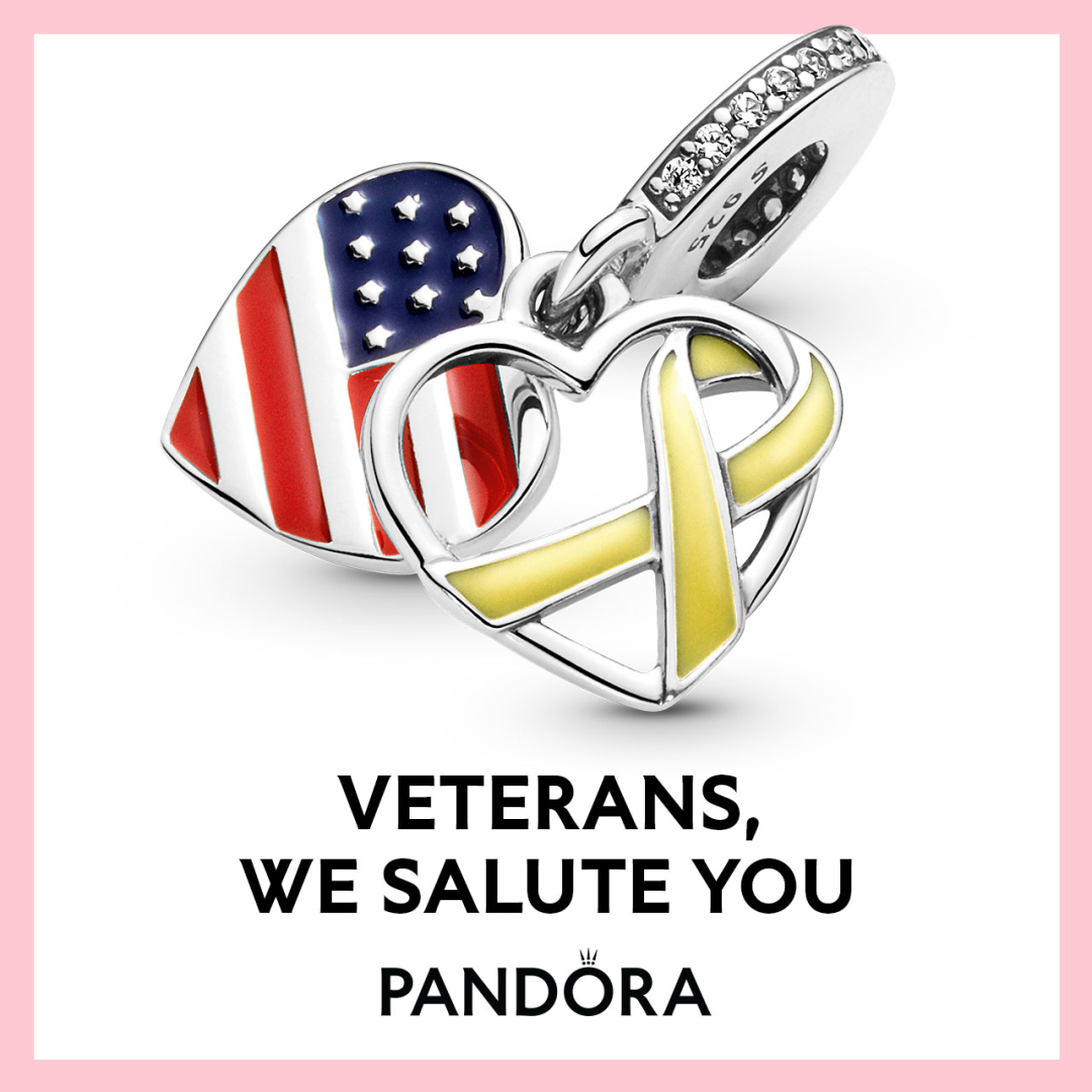 Pandora Campaign 55 To Americas Veterans and their families We salute you. We honor you. We thank you. EN 1080x1080 1