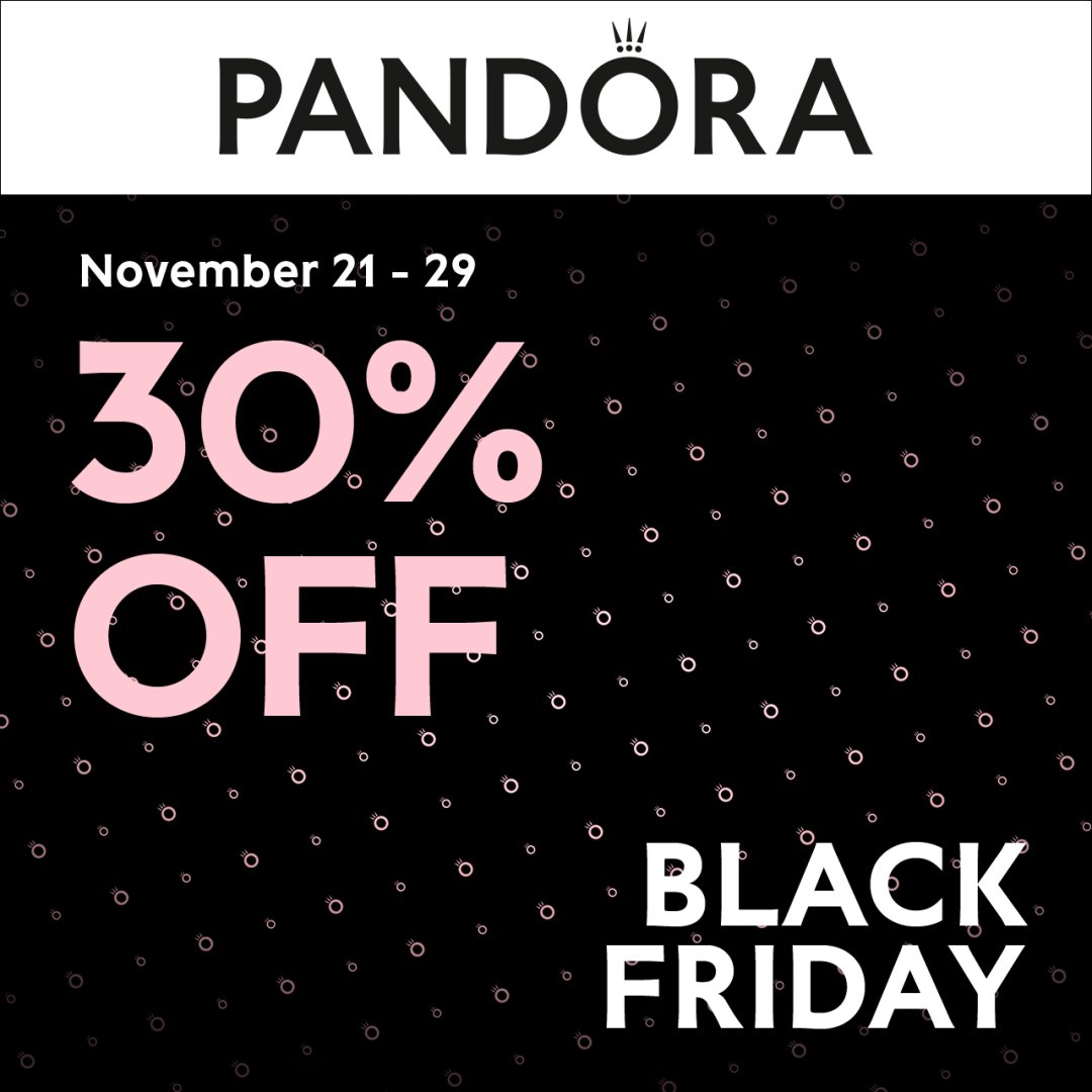 Pandora Campaign 65 Wrap up your wish list with a week of Black Friday savings. EN 1080x1080 1