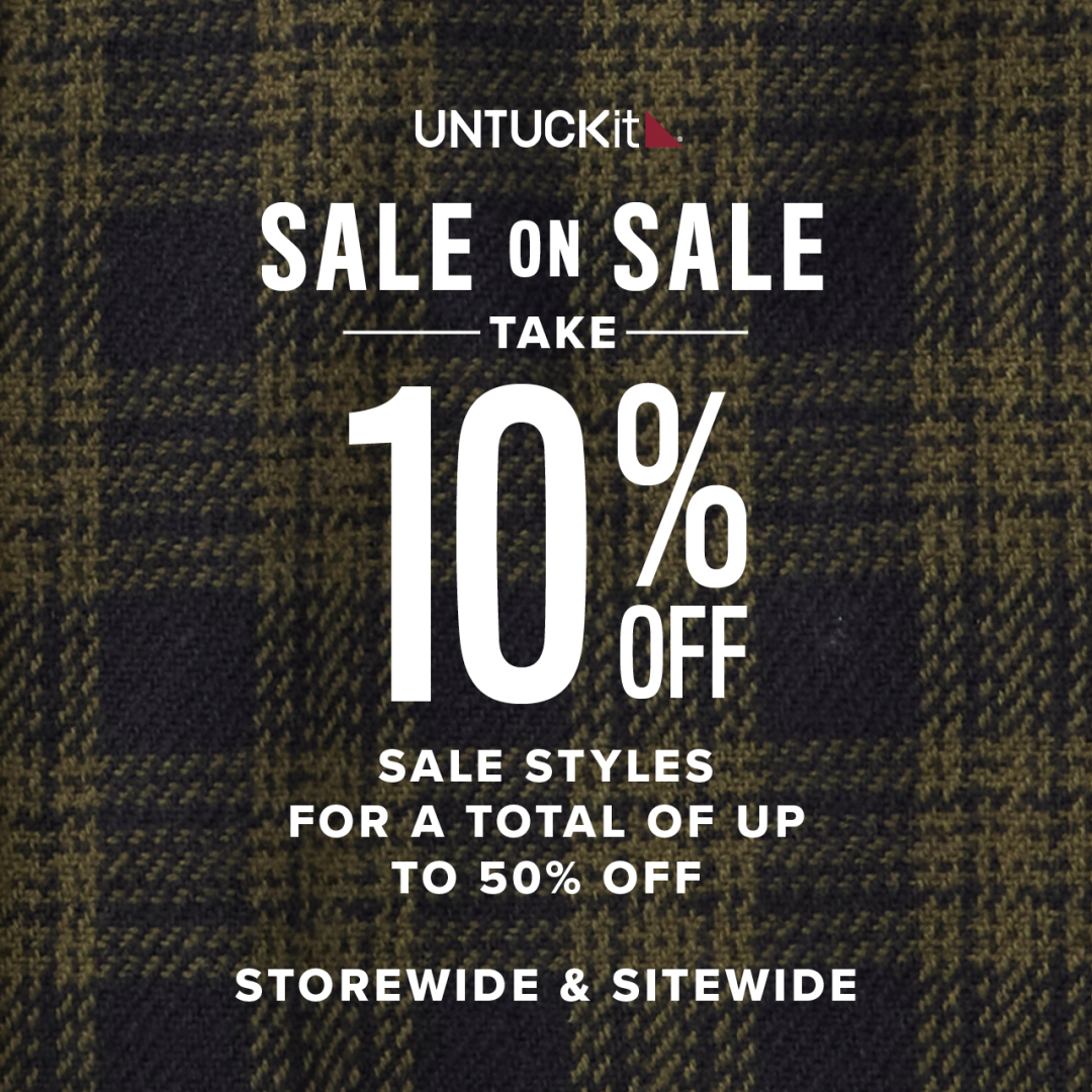 UNTUCKit Campaign 131 Sale on Sale EN 1080x1080 1