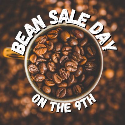 Bean Sale Day graphic for site