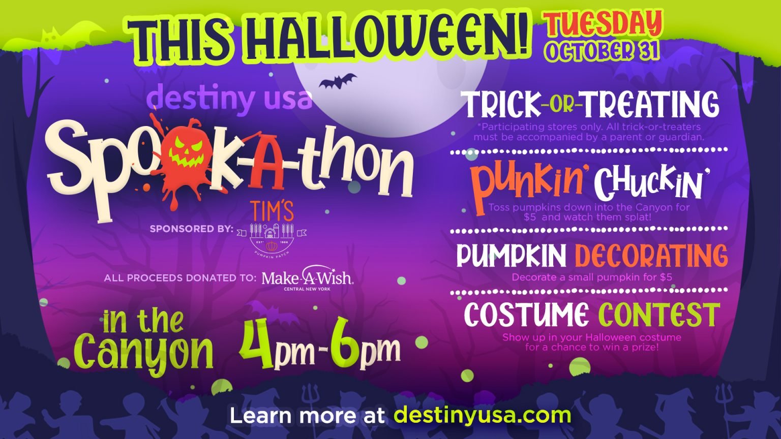 Destiny USA Spookathon Destiny USA