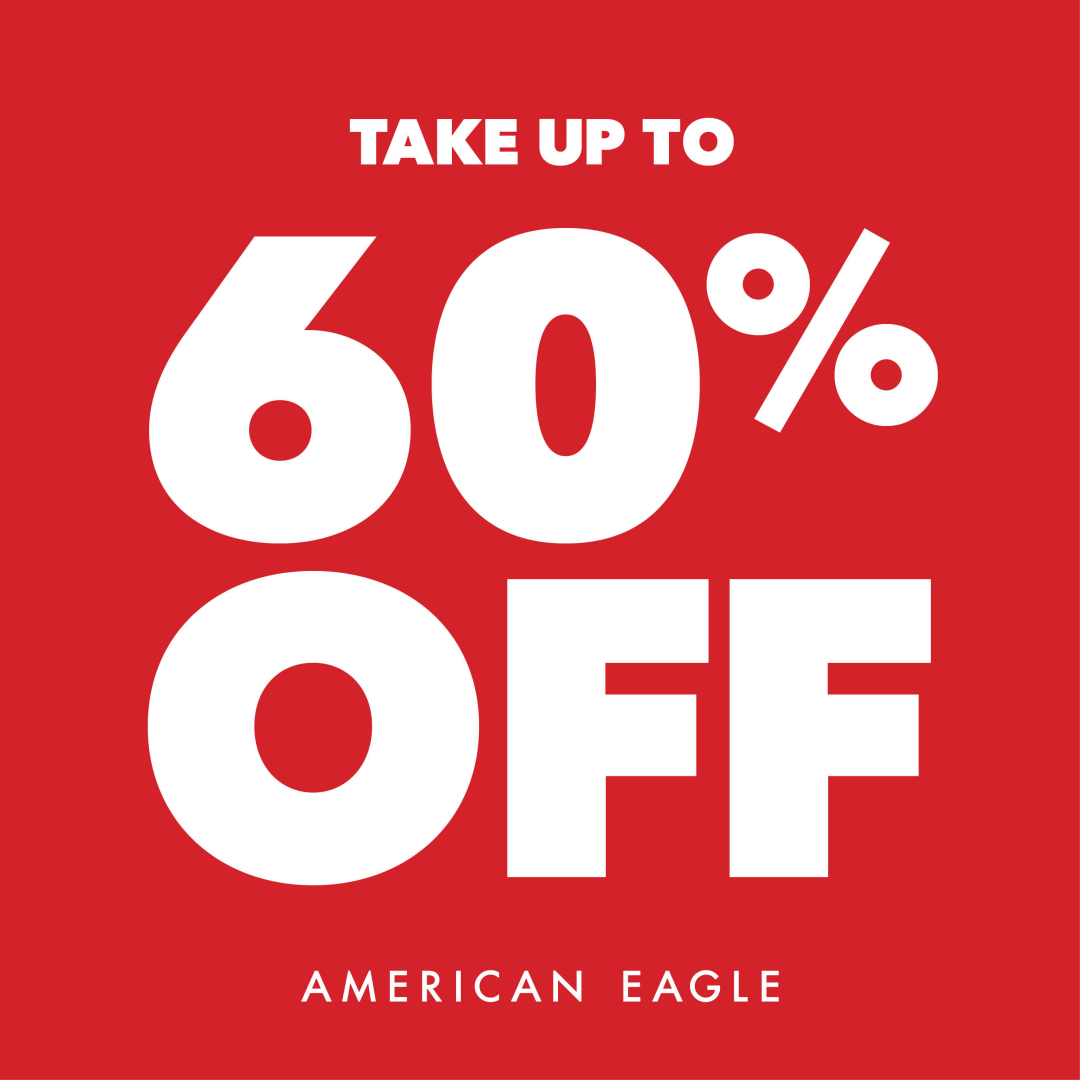 American Eagle Outfitters Campaign 81 American Eagle Take an Additional 60 Off Clearance EN 1080x1080 1