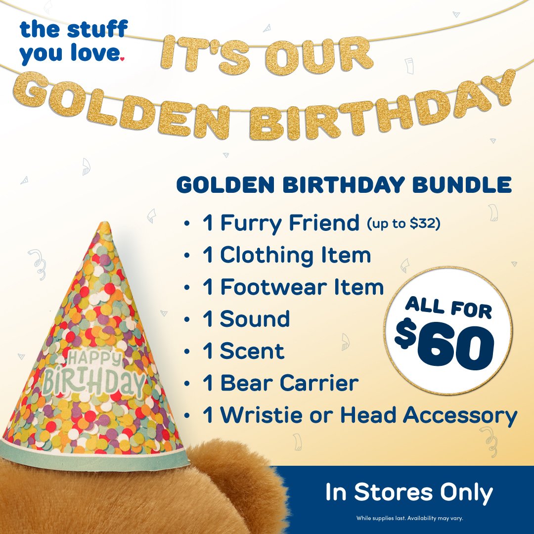 Golden bday promo