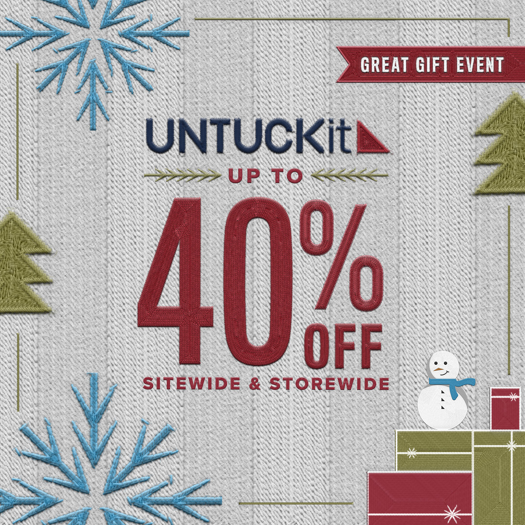 UNTUCKit Campaign 218 The Great Gift Event Up To 40 Off EN 1080x1080 1